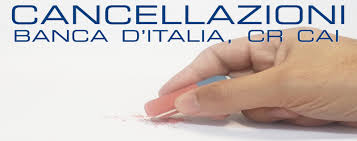 cancellazione centrale rischi banca d Italia